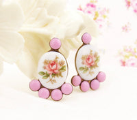 “Avery” floral studs