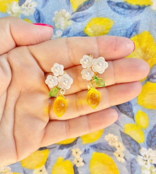 “Citron” earrings 🍋 (small) *PREORDER- ships in approximately 10 days from order*