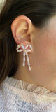 “Sarah” bow earrings